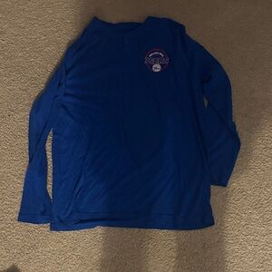 Blue Long Sleeve 76ers Shirt